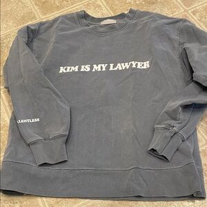 TALENTLESS Blue Crewneck Sweater